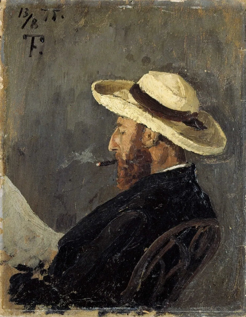 Porträt von Fredrik Collett - Frits Thaulow
