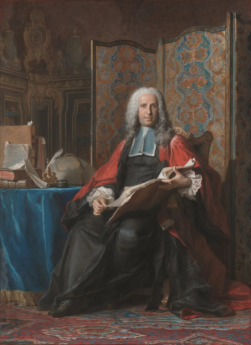 Portrait von Gabriel Bernard de Rieux - Maurice-Quentin de La Tour