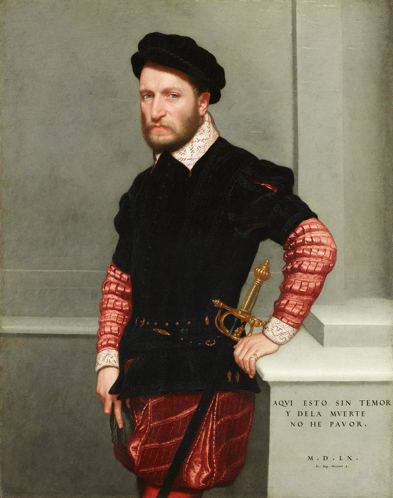 Porträt von Gabriel III. de la Cueva und Girón - Giovanni Battista Moroni