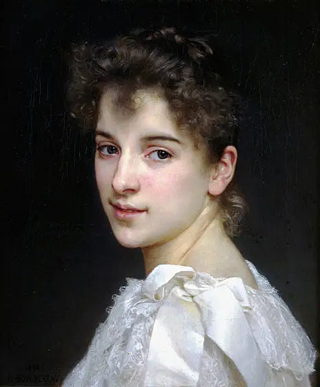 Porträt von Gabrielle Cot - Bouguereau