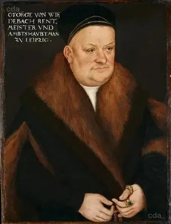 Porträt von Georg von Wiedebach - Lucas Cranach der Ältere