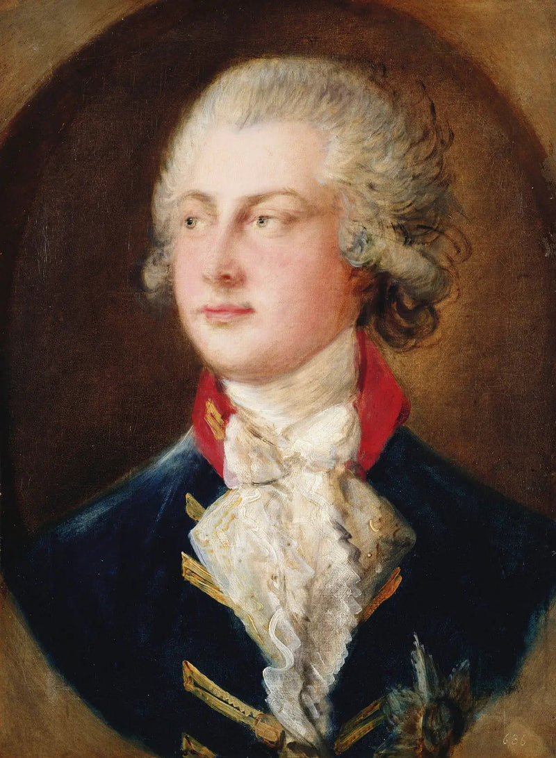 Porträt von George IV., als er noch Kronprinz war (1782) - Thomas Gainsborough
