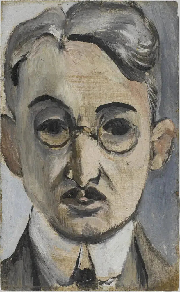 Porträt von Georges Besson mit Brille - Henri Matisse