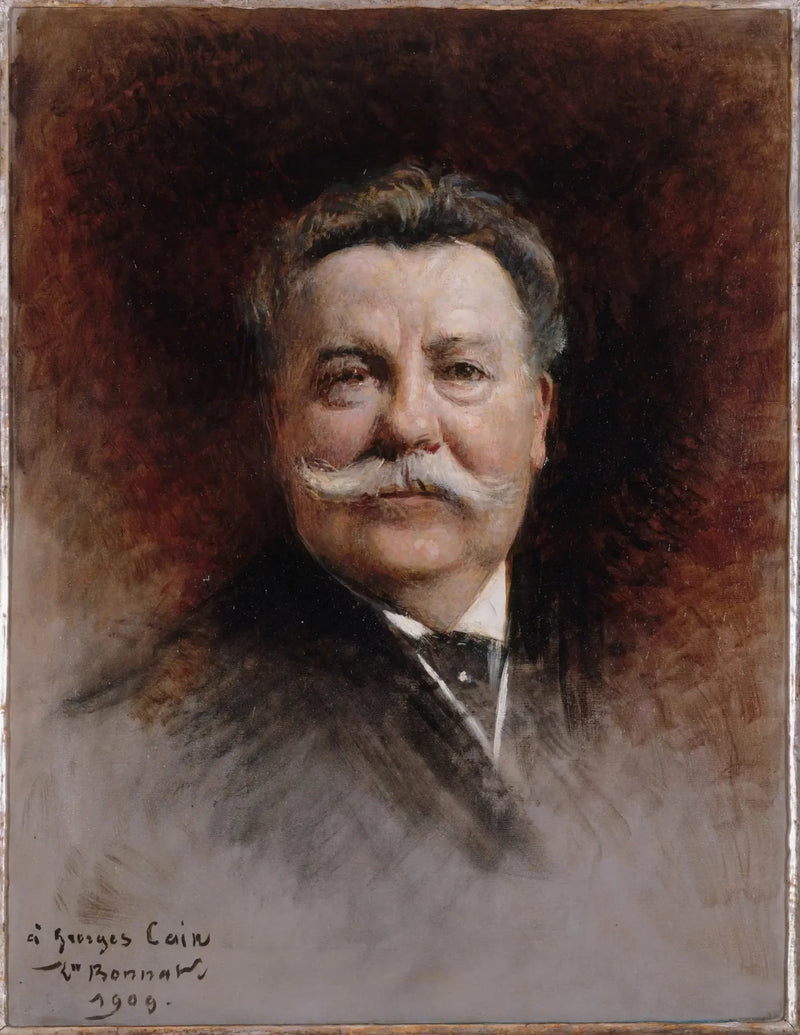 Portrait von Georges Cain (1853-1919), Maler und Schriftsteller - Léon Bonnat