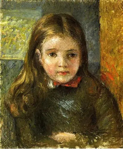 Porträt von Georges Pissarro - Camille Pissarro
