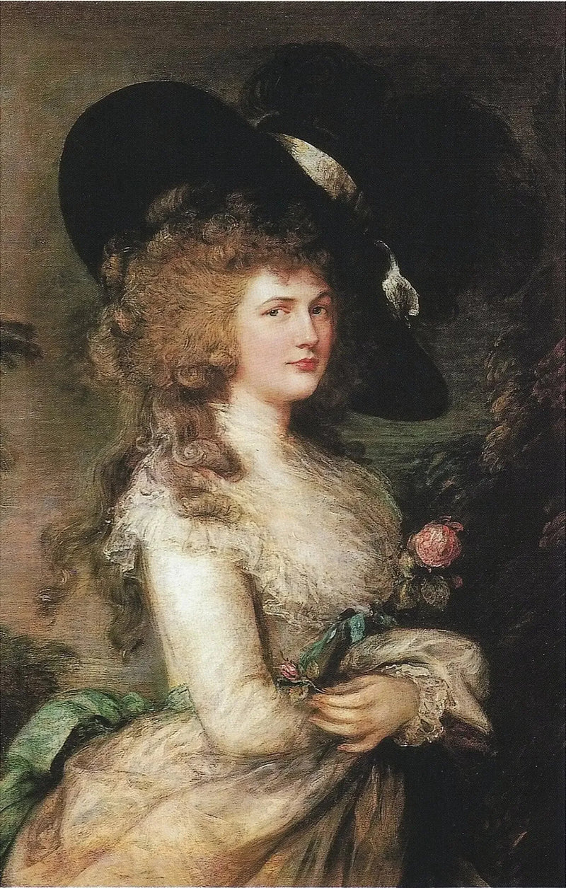 Portrait von Georgiana, Herzogin von Devonshire - Thomas Gainsborough