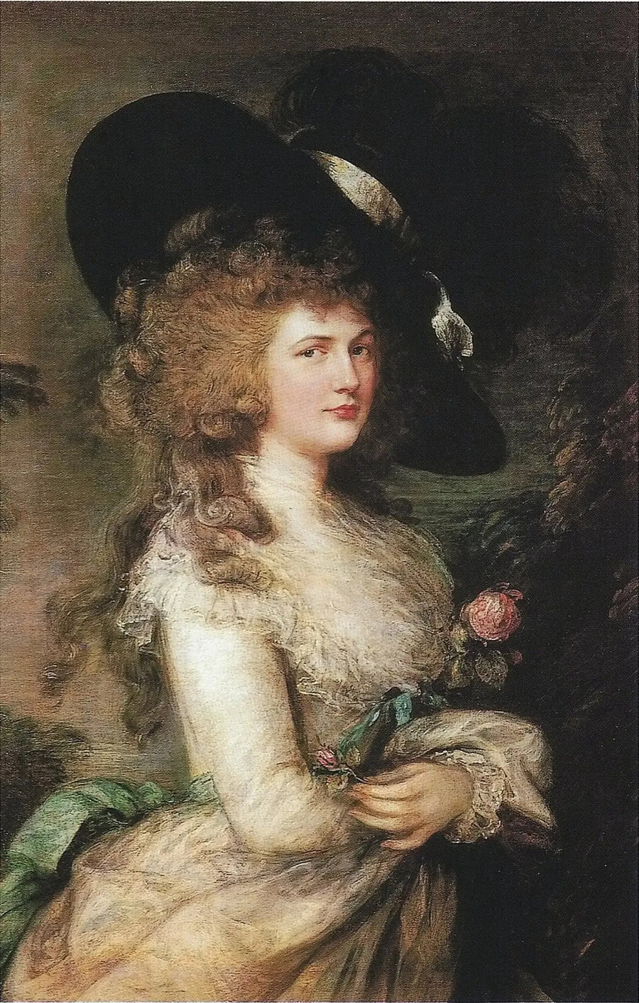 Portrait von Georgiana, Herzogin von Devonshire - Thomas Gainsborough