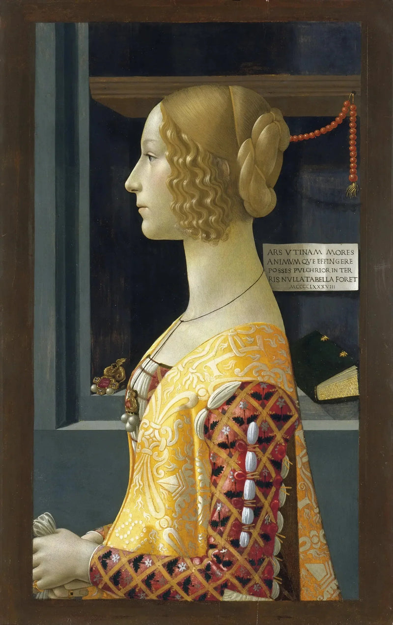 Porträt von Giovanna Tornabuoni - Domenico Ghirlandaio