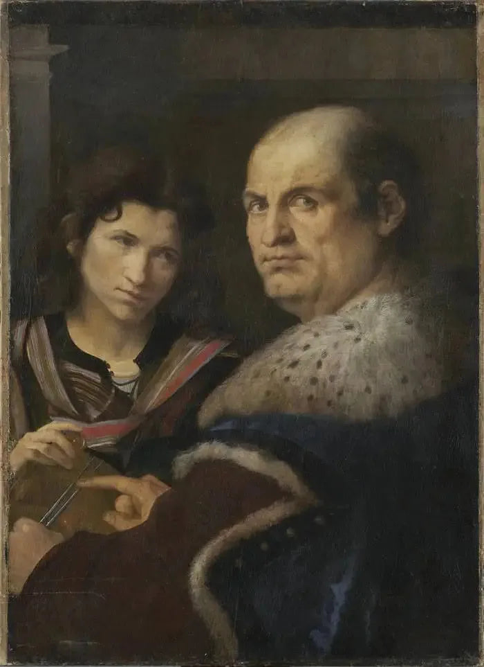 Porträt von Giovanni Borgherini und Trifone Gabriel - Giorgione
