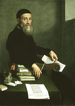 Porträt von Giovanni Bressani (1490 - 1560) - Giovanni Battista Moroni