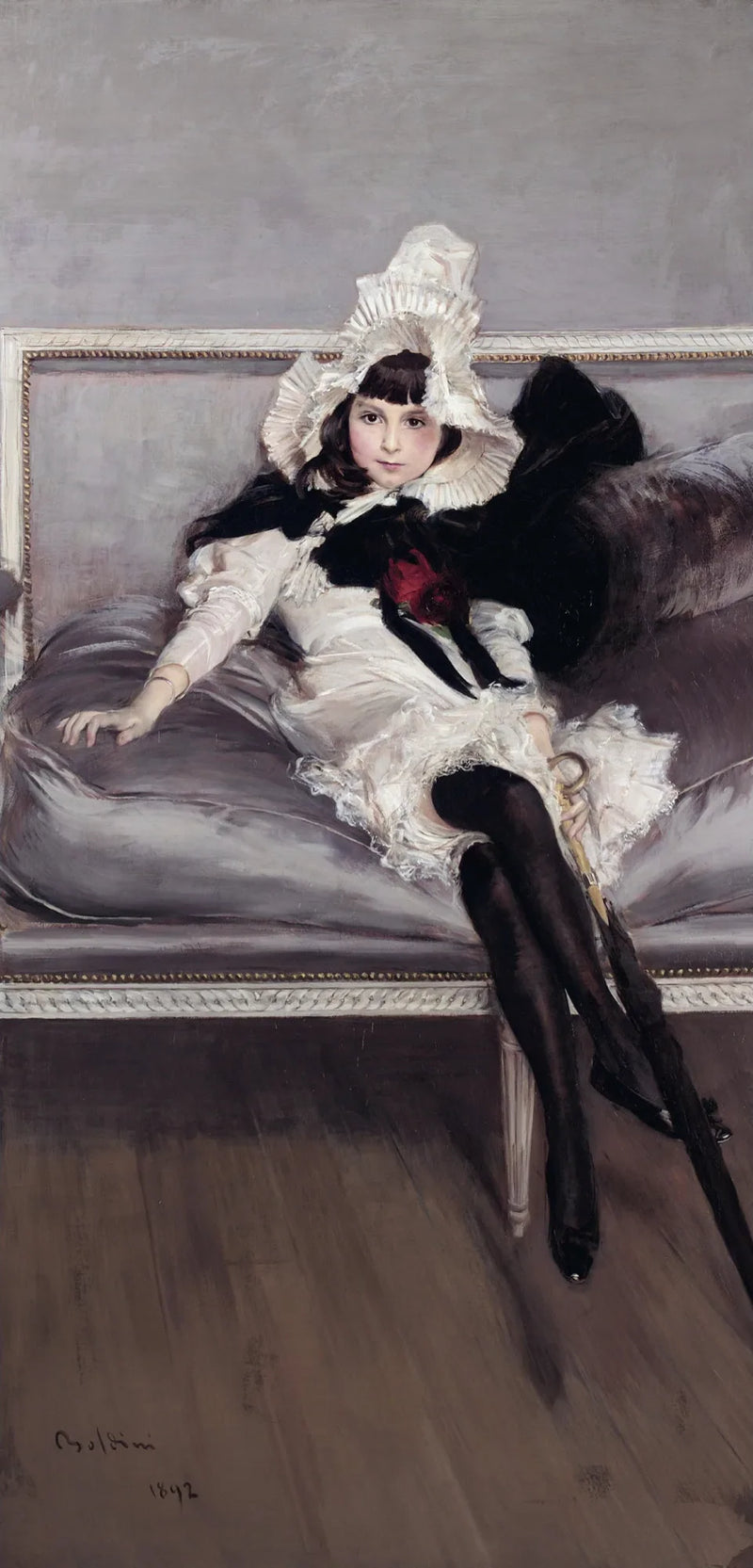 Porträt von Giovinetta Errazuriz (Josefina Errázuriz Alvear) - Giovanni Boldini