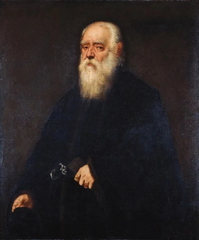 Porträt von Girolamo Pozzo - Jacopo Tintoretto