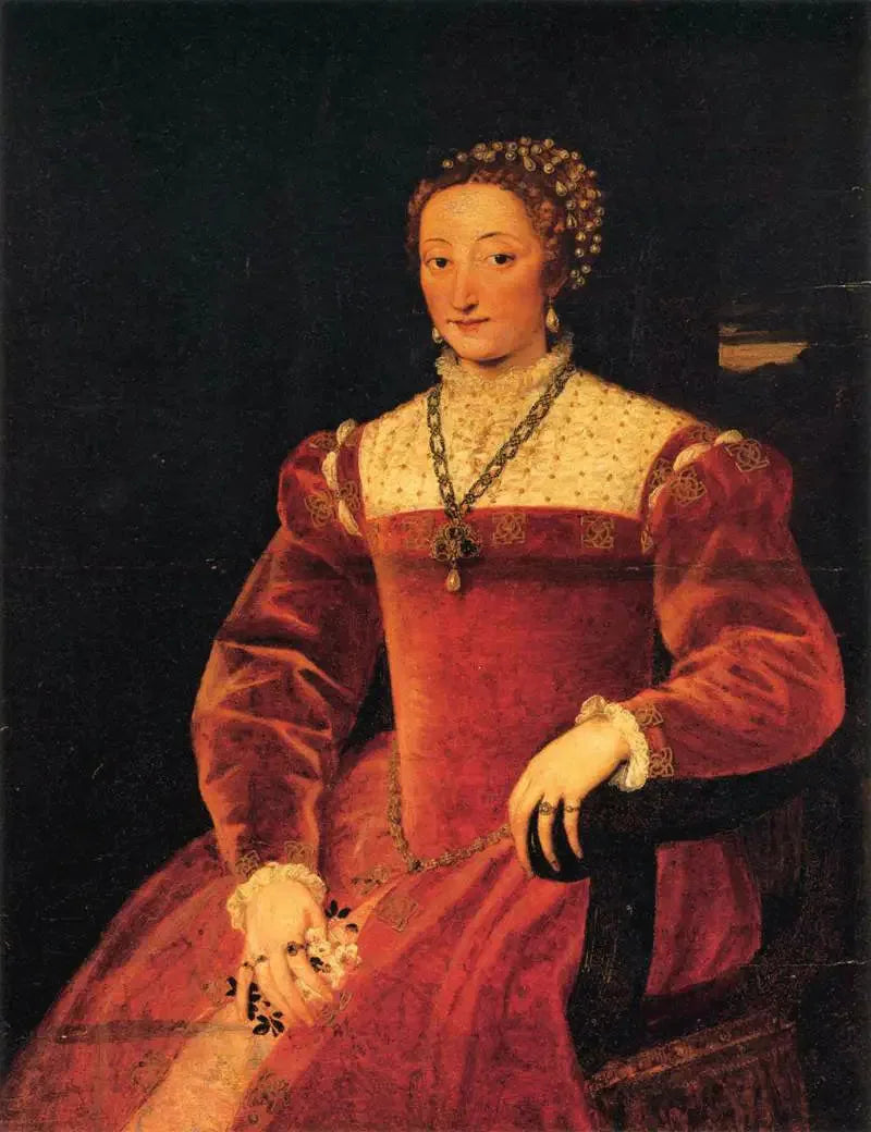 Portrait von Giulia Varano - Titian