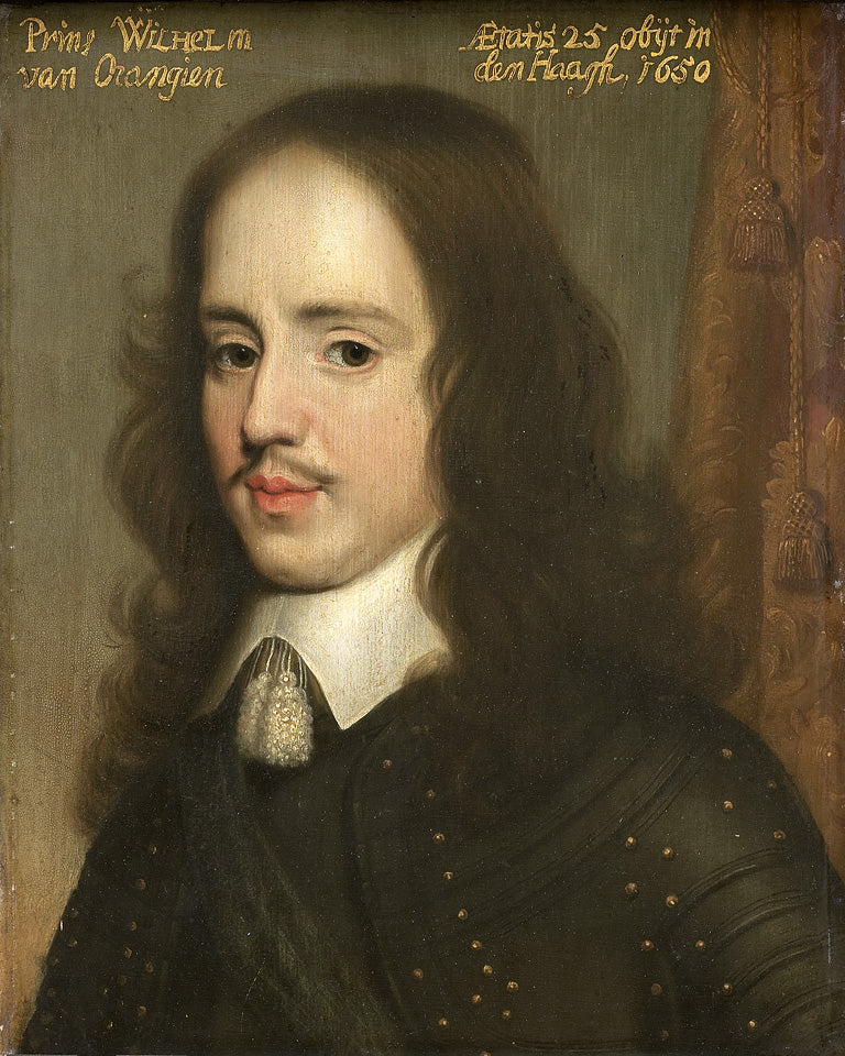 Porträt von Wilhelm II. (1626-1650), Fürst von Oranien - Gerrit van Honthorst