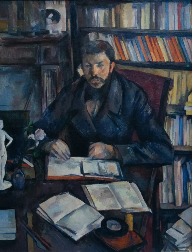 Porträt von Gustave Geffroy - Paul Cézanne