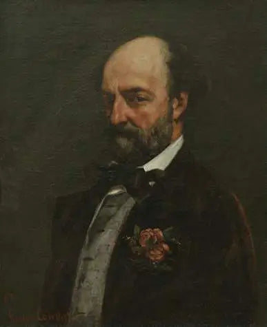 Porträt von Gustave Matthieu - Gustave Courbet