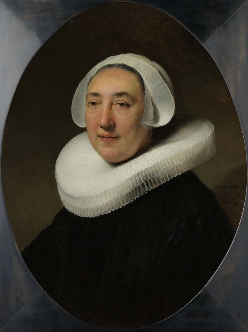 Porträt von Haesje Jacobsdr van Cleyburg - Rembrandt