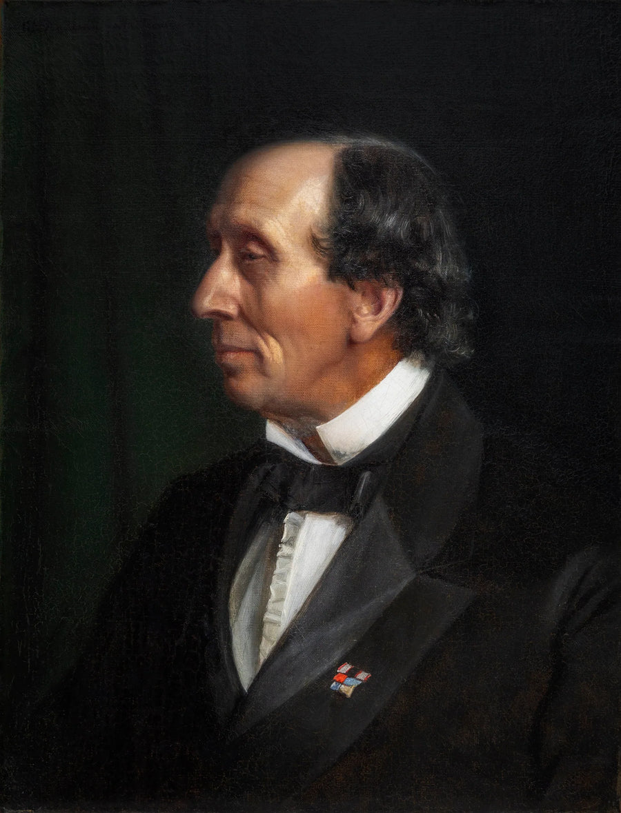 Portrait von Hans Christian Andersen - Carl Heinrich Bloch