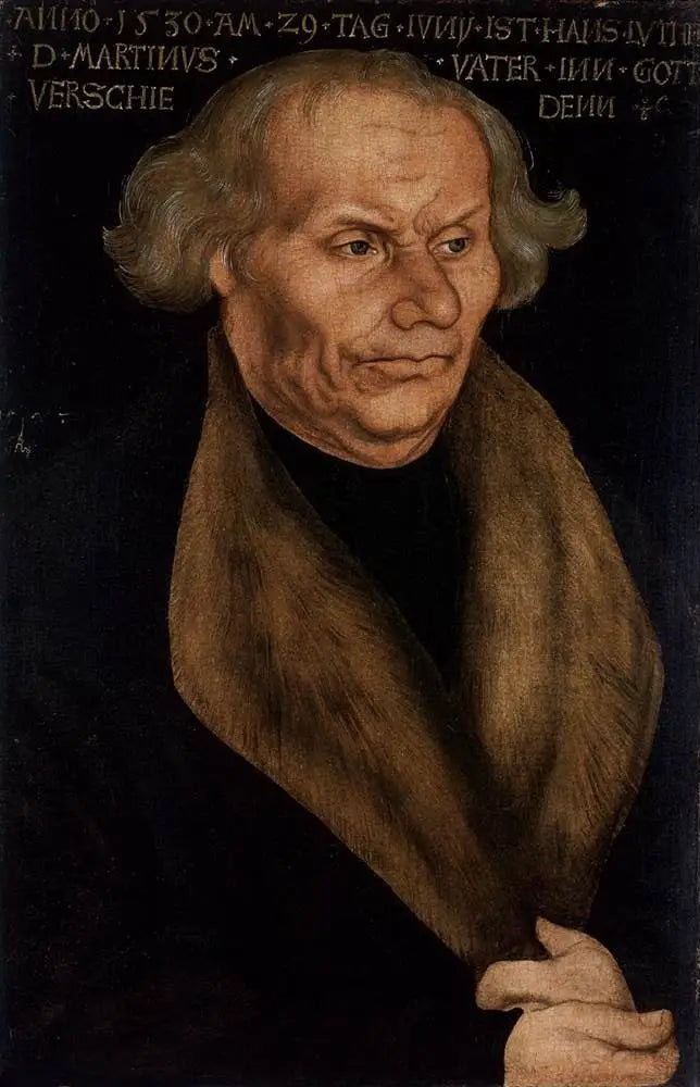 Porträt von Hans Luther, dem Vater von Luther - Lucas Cranach der Ältere