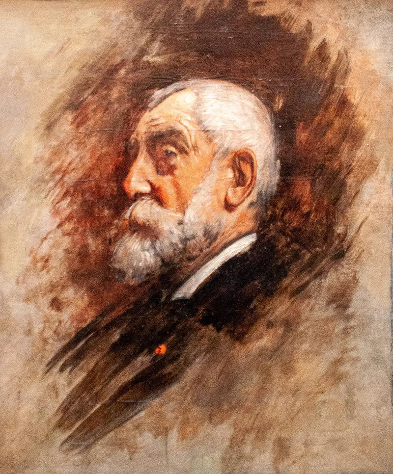 Portrait von Henri Harpignies - Léon Bonnat