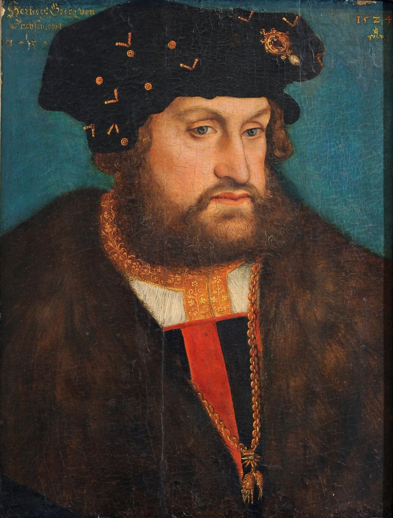 Porträt von Herzog Georg von Sachsen - Lucas Cranach der Ältere