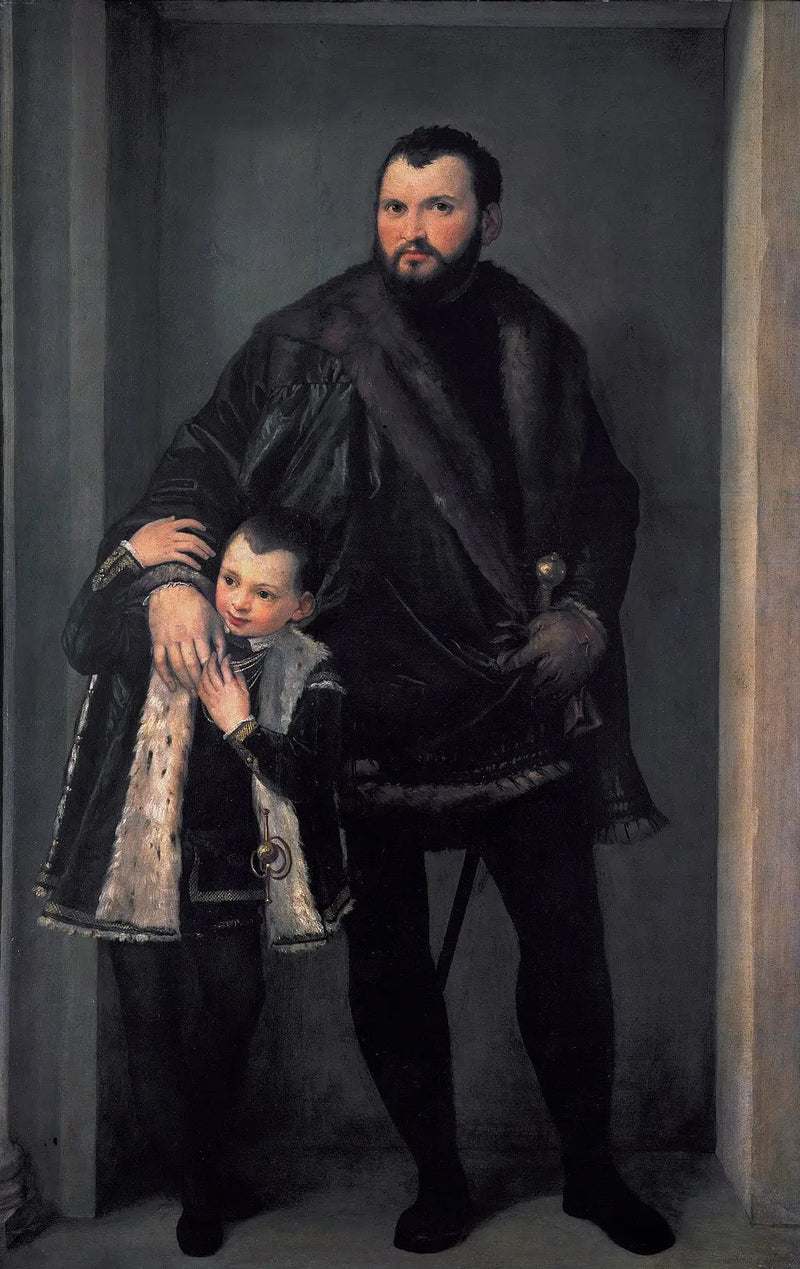 Portrait de Iseppo da Porto et fils Adriano - Paul Véronèse