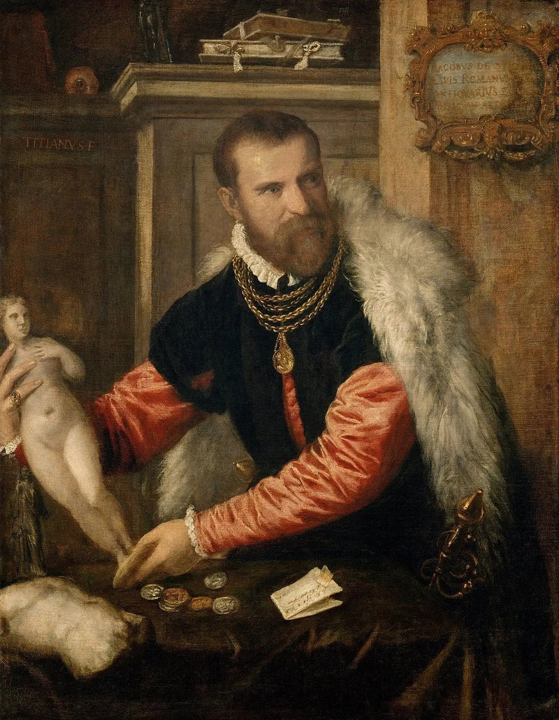 Portrait von Jacopo Strada - Titian