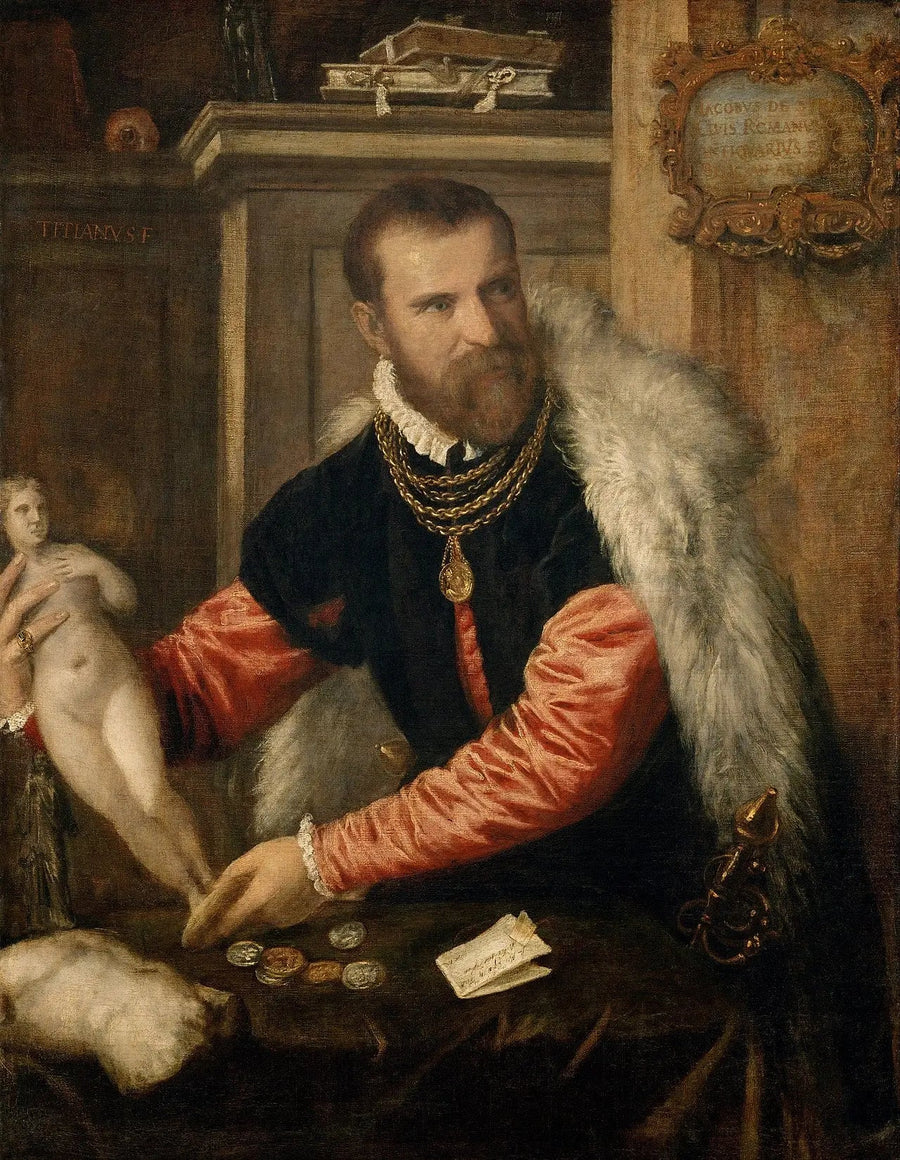 Portrait von Jacopo Strada - Titian
