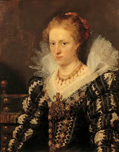 Porträt von Jacqueline van Caestre, Ehefrau von Jean Charles de Cordes - Peter Paul Rubens