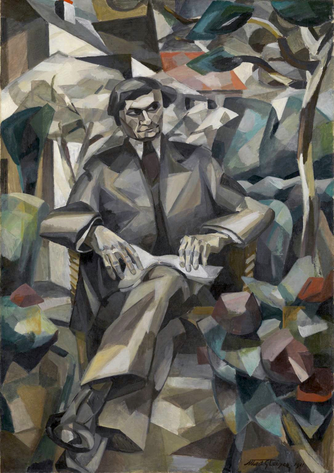 Portrait de Jacques Nayral - Albert Gleizes - Alpha Reproduction