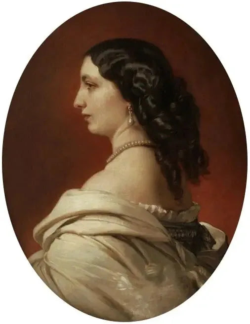 Portrait von Jadwiga Branicka geborene Potocka. - Franz Xaver Winterhalter