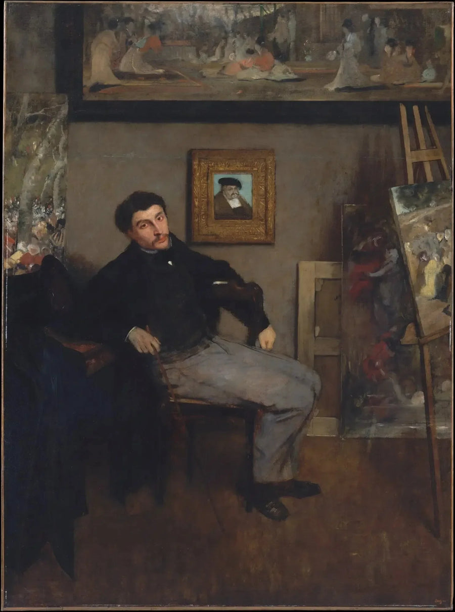 Porträt von James Tissot - Edgar Degas