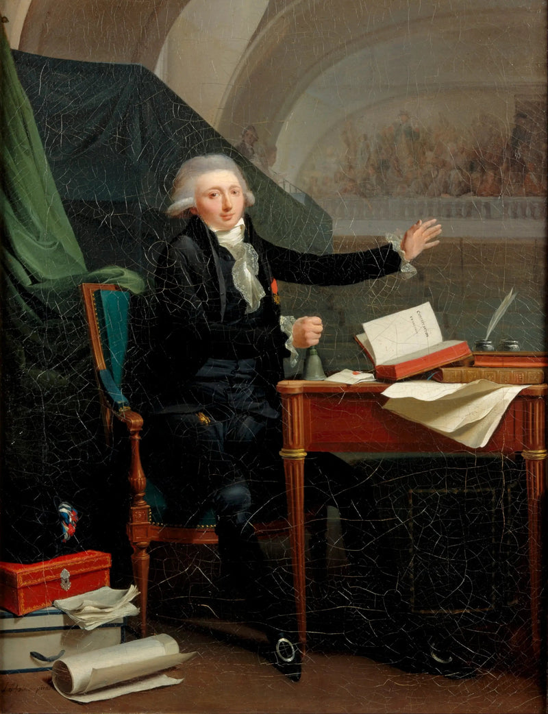 Portrait von Jan Anthony d'Averhoult (1756-1792) - Louis-Léopold Boilly