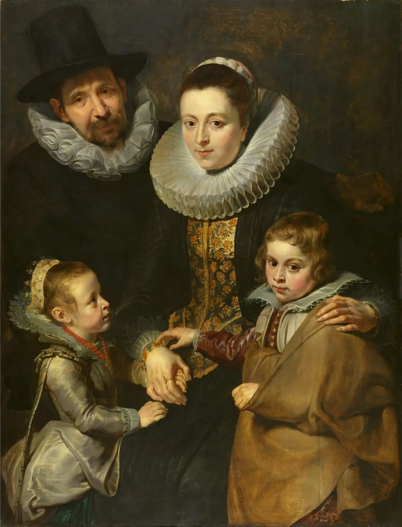 Porträt von Jan Brueghel dem Älteren und seiner Familie - Peter Paul Rubens