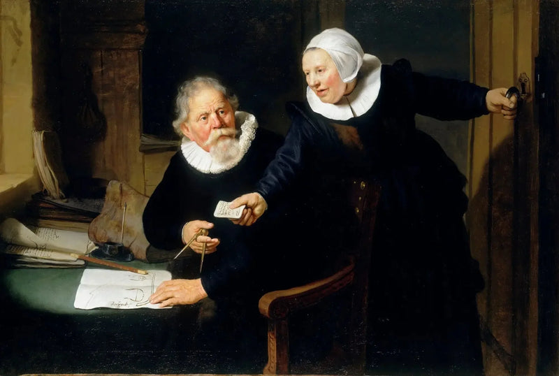 Porträt von Jan Rijcksen und seiner Frau Griet Jans - Rembrandt