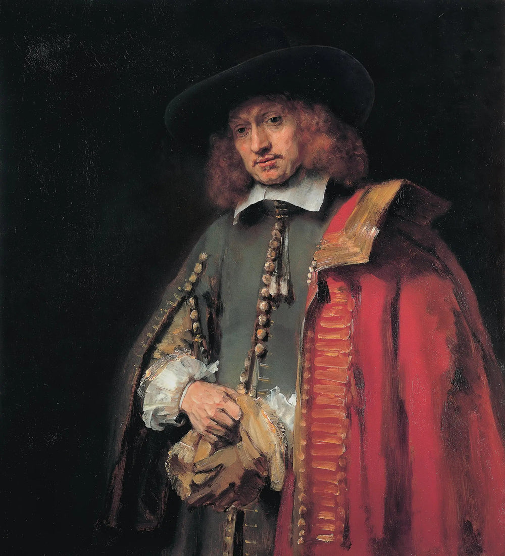 Portrait de Jan Six - Rembrandt image 1 copie de tableau peinte à la main