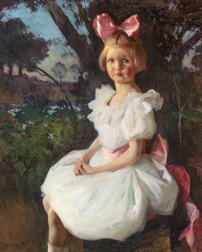 Portrait de Jane Shattuck - Frank Weston Benson - Alpha Reproduction