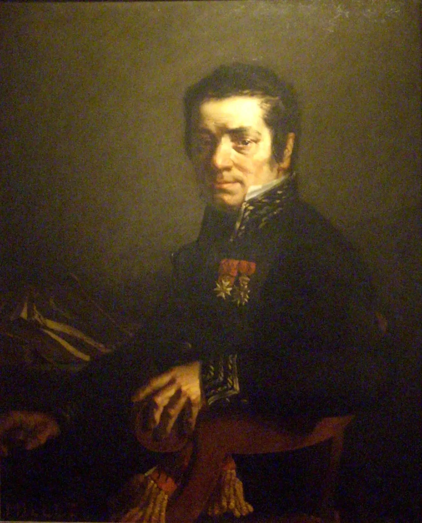 Portrait de Javain, maire de Cherbourg de 1830 à 1833) - Jean-François Millet image 1 reproduction de peinture à l’huile