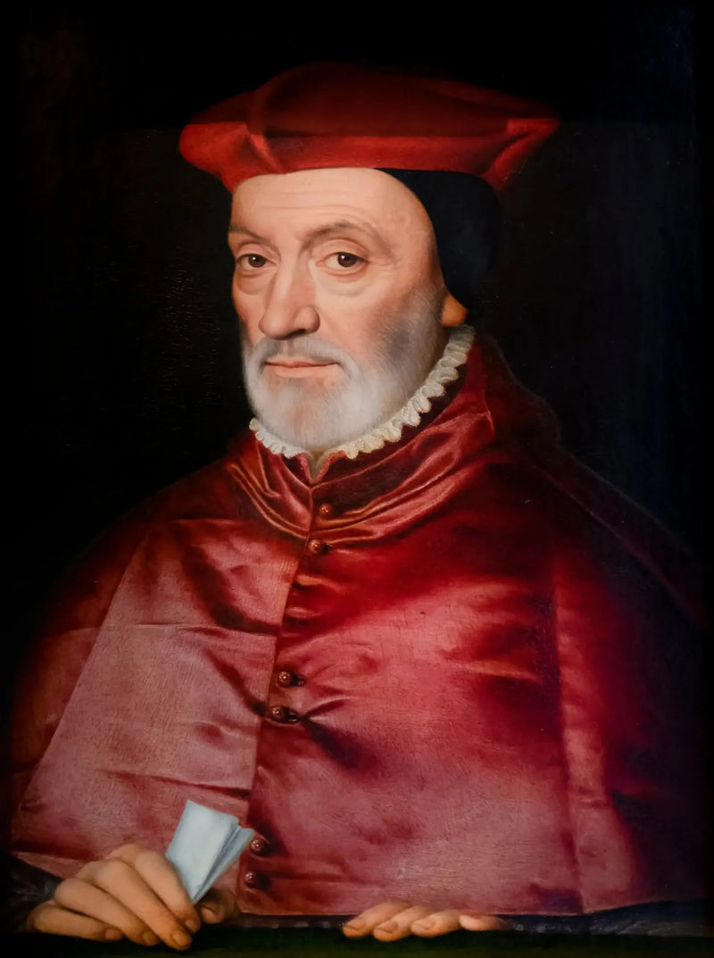 Porträt von Jean Bertrand, Erzbischof und Kardinal von Sens - Jean Clouet