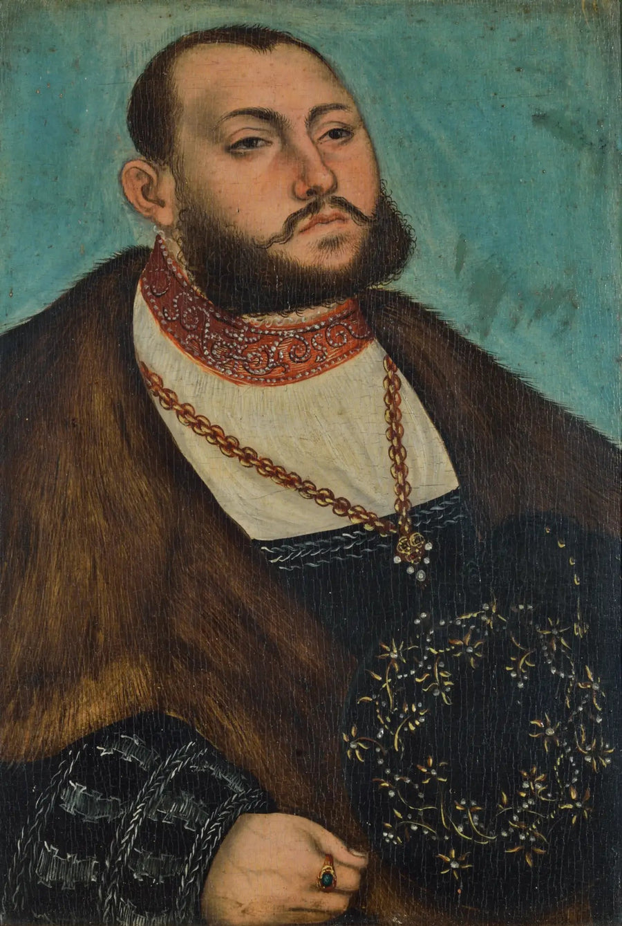 Porträt von Johann Friedrich dem Großmütigen, Kurfürst von Sachsen - Lucas Cranach der Ältere