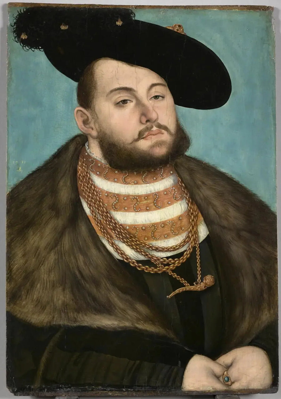 Porträt von Jean-Friedrich dem Großmütigen - Lucas Cranach der Ältere