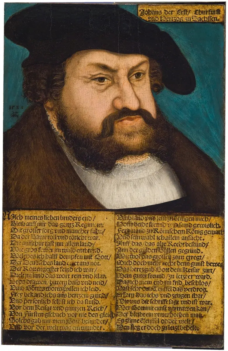 Porträt von Johann I. von Sachsen - Lucas Cranach der Ältere