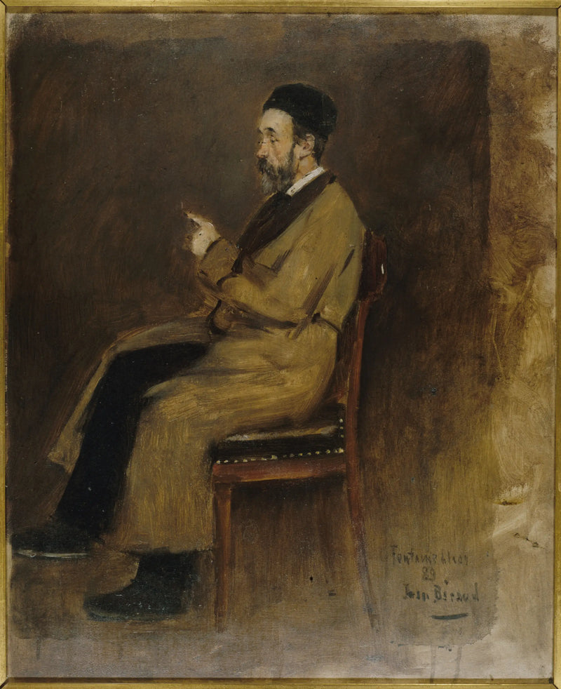 Portrait von Jean-Jacques Weiss (1827-1891), Redakteur beim 