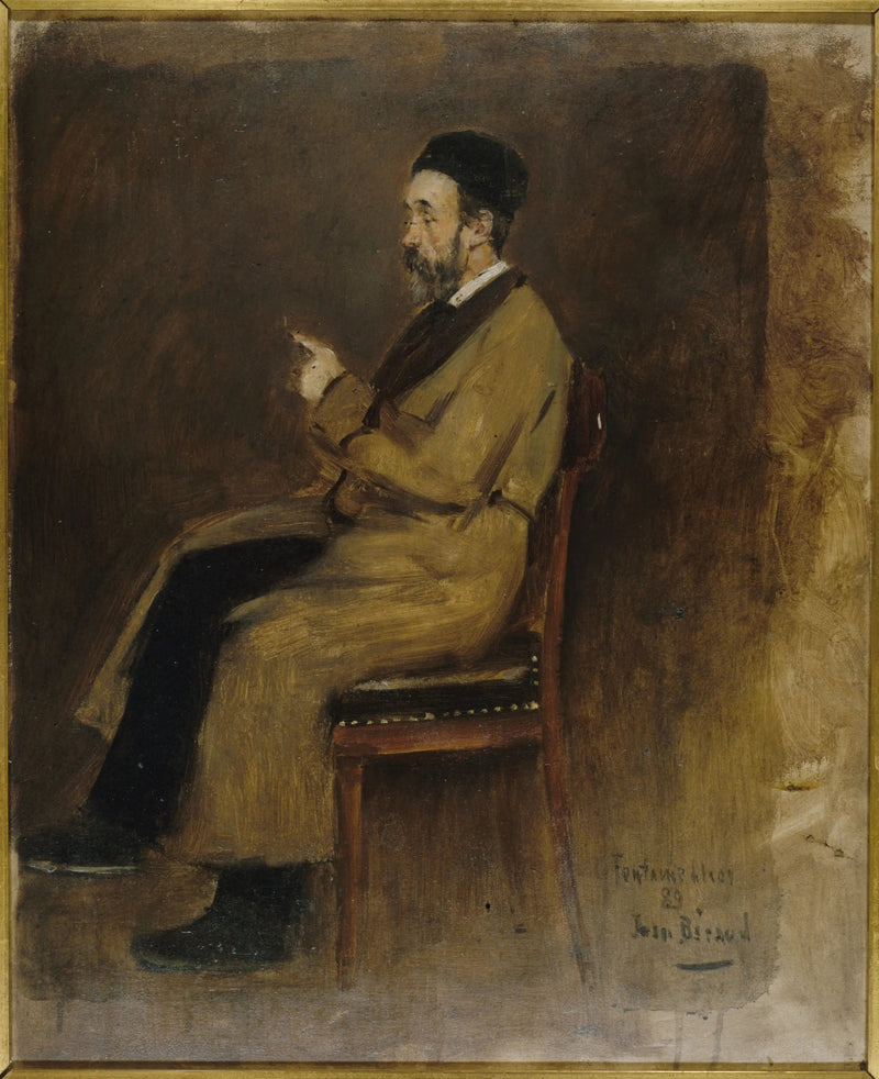 Portrait von Jean-Jacques Weiss (1827-1891), Redakteur beim 