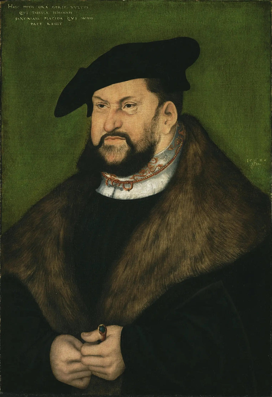 Porträt von Johann der Beständige, Kurfürst von Sachsen - Lucas Cranach der Ältere