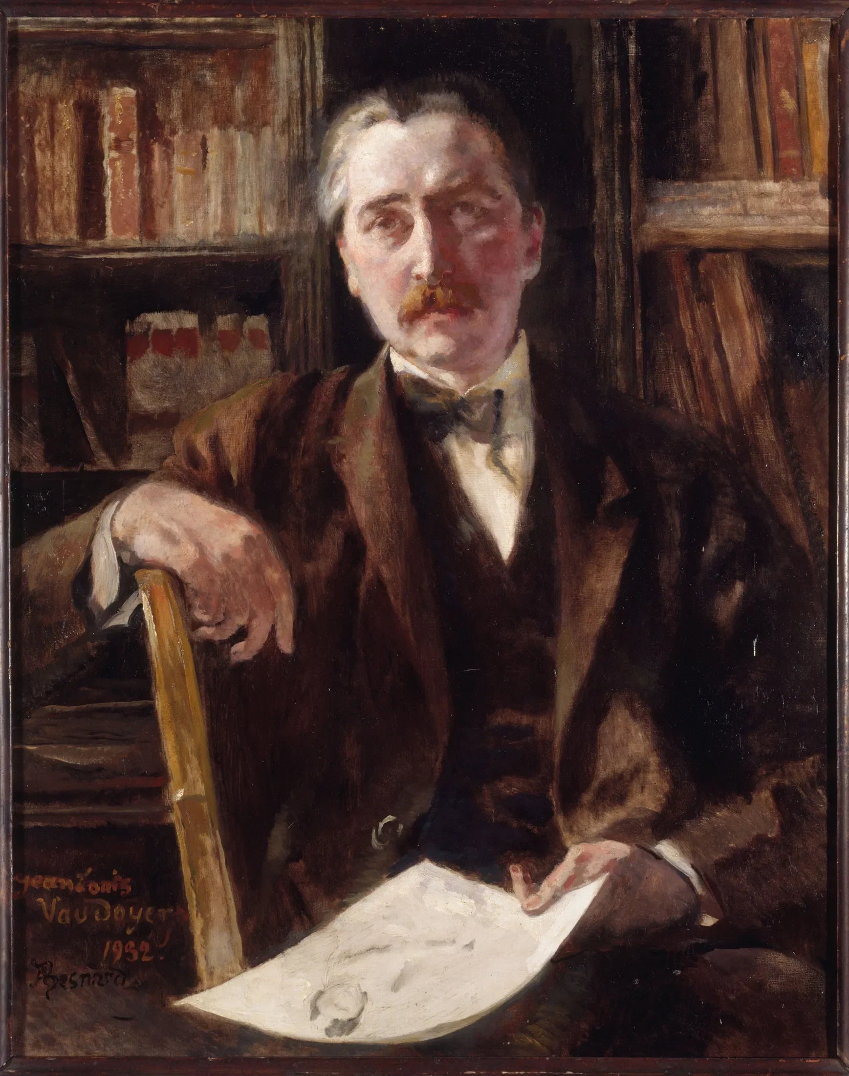 Portrait de Jean-Louis Vaudoyer (1883-1963) - Albert Besnard image 1 reproduction réalisée par Alpha Reproduction