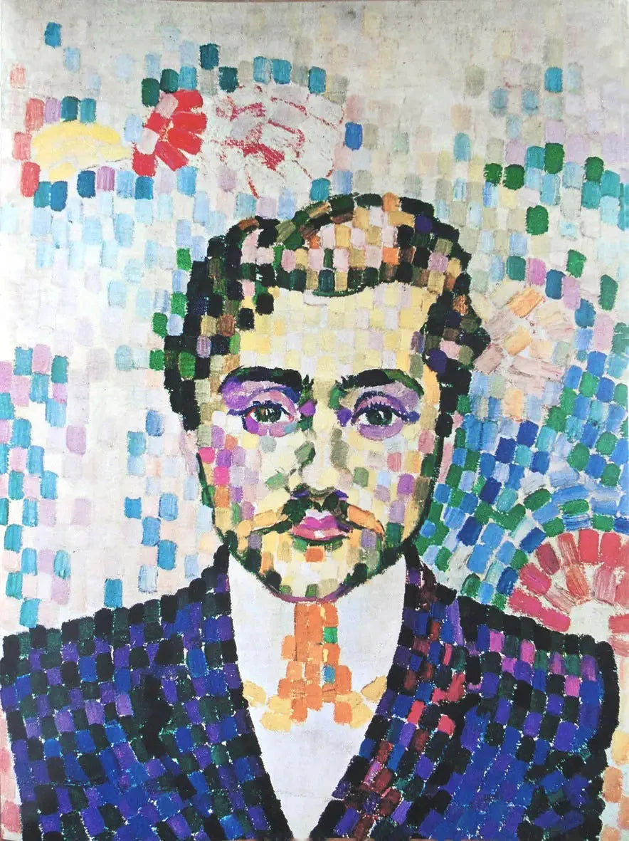 Porträt von Jean Metzinger - Robert Delaunay