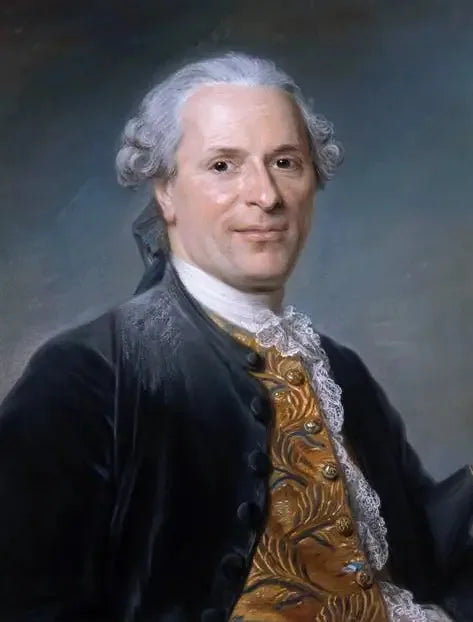Porträt von Jean Monnet, französischer Diplomat - Maurice-Quentin de La Tour