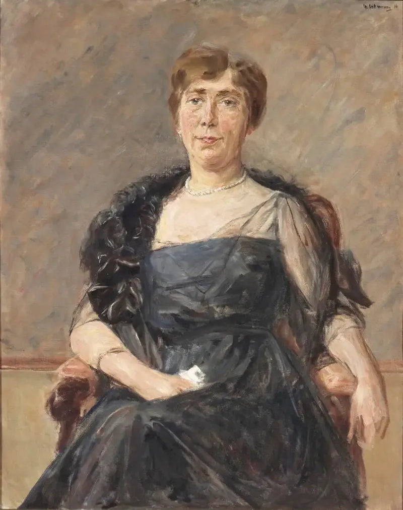 Porträt von Jeanette Cornelia A. Onnes van Nijenrode-Cockuijt (1883-1936) - Max Liebermann