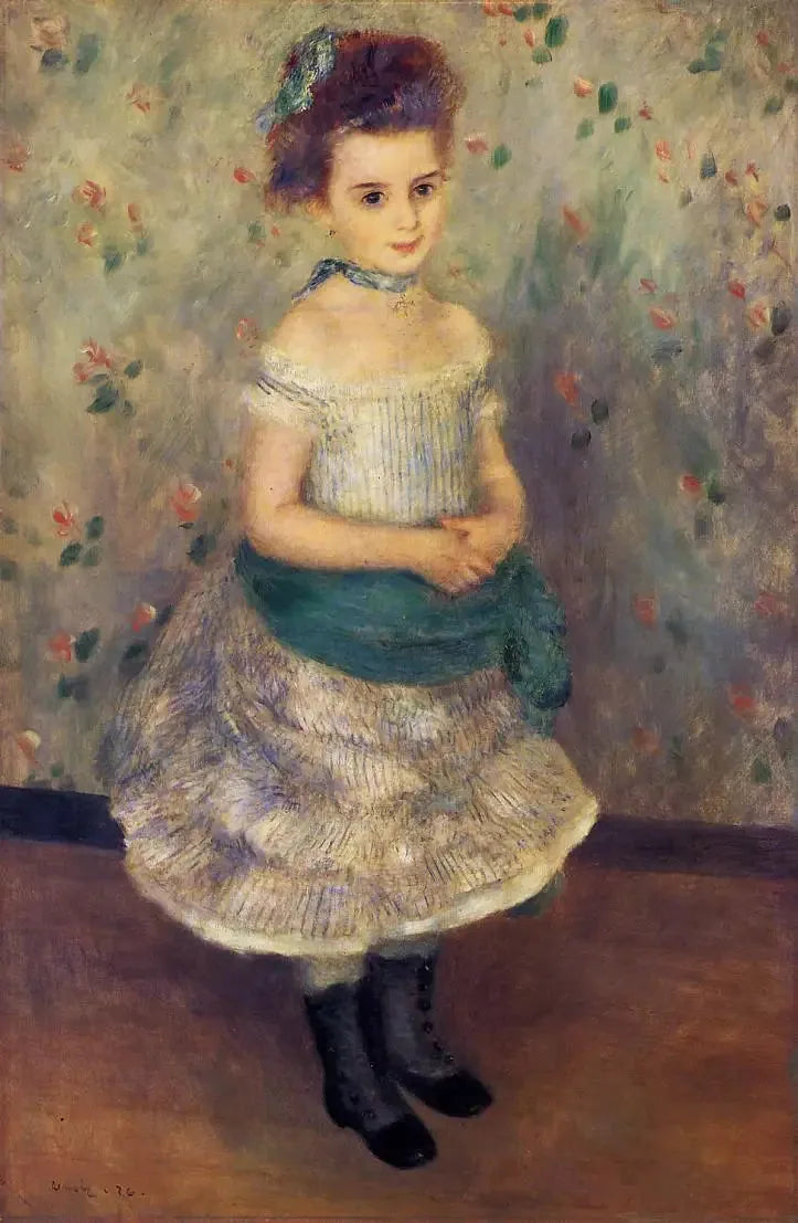 Porträt von Jeanne Durand-Ruel (Porträt von Fräulein J.) - Pierre-Auguste Renoir